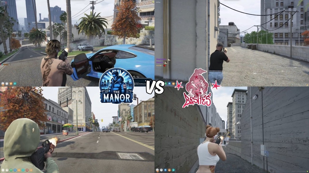 Поместье против лучших подруг в борьбе за банковский грузовик в Хавике | Вид от первого лица | No...