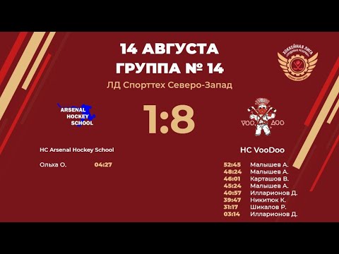 HC Arsenal Hockey School  – HC WooDoo | Группа №14 | ЛД Спорттех Северо-Запад