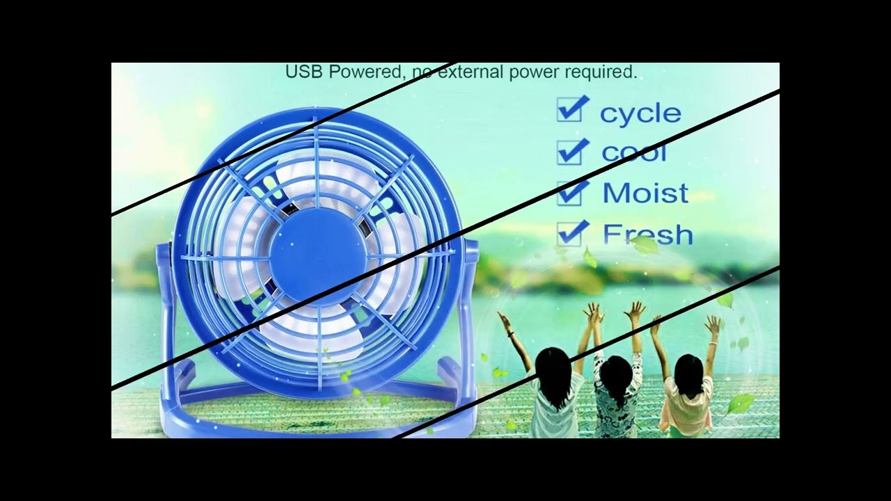 Portable USB Cooler Cooling Fan USB Mini Fans Operation Super Mute Silent for PC / Notebook