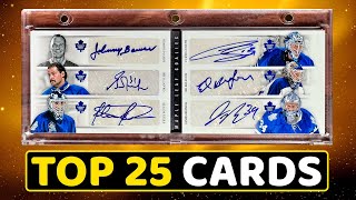 My Top 25 Hockey Cards - Sports Card Collection Showcase - 2025 Edition