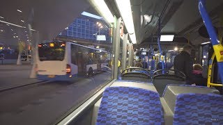 Netherlands, Amsterdam, bus 15 ride from Amsterdam Zuid to Sloterdijk