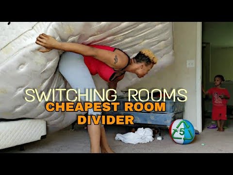 SWITCHING KIDS ROOMS / DIY ROOM DIVIDER/ EASY