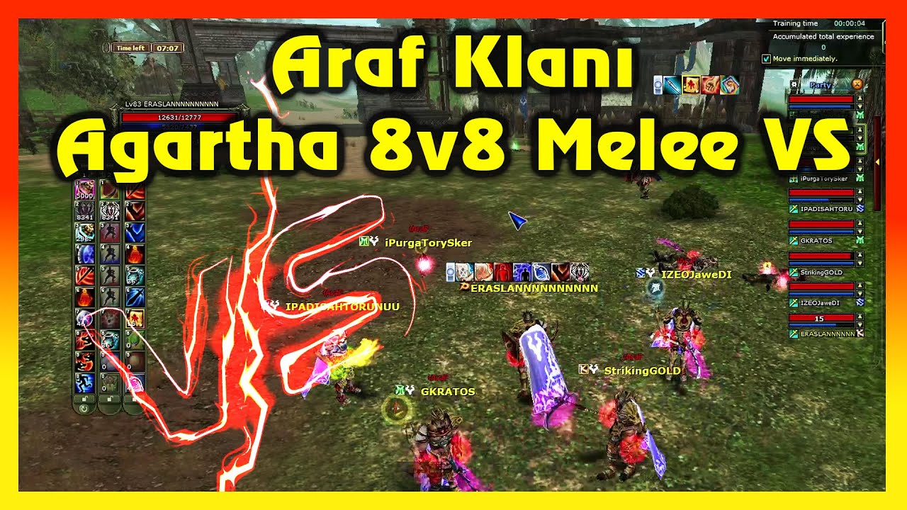 Knight Online VS | Araf Klanı,  Agartha 8v8 Melee VS