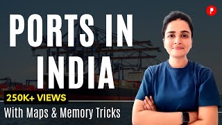 Major Ports in India | Important Seaports in India | Static GK | Parcham SSC