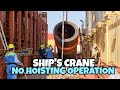 Ships crane troubleshooting  monorail crane no hoisting