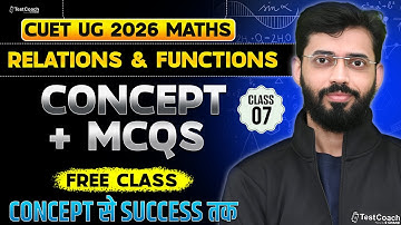 CUET UG 2026 Maths | Most Expected MCQs + Concept Booster | Free Live Class 💯