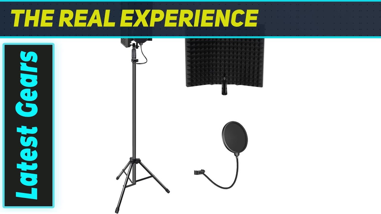 Изолирующий щиток для микрофона Neculogy Recording: максимальное улучшение звука в студии!