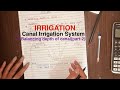 Balancing depth of canal(part-2) |Canal Irrigation System | Important numerical #irrigation 