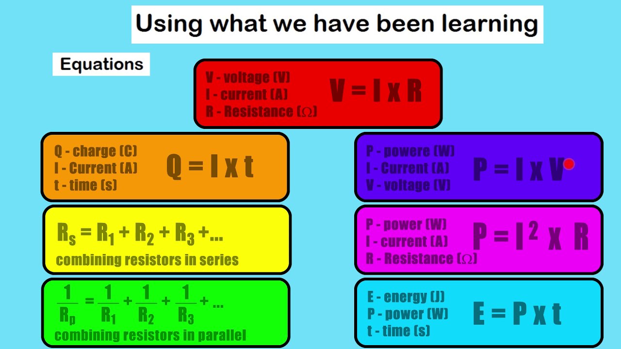 Solving GCSE Electricity Questions YouTube