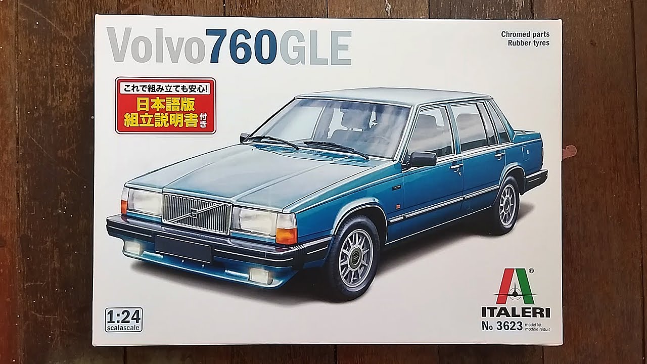 Italeri 1/24 Volvo 760 GLE | Plastic Model Kit Unboxing