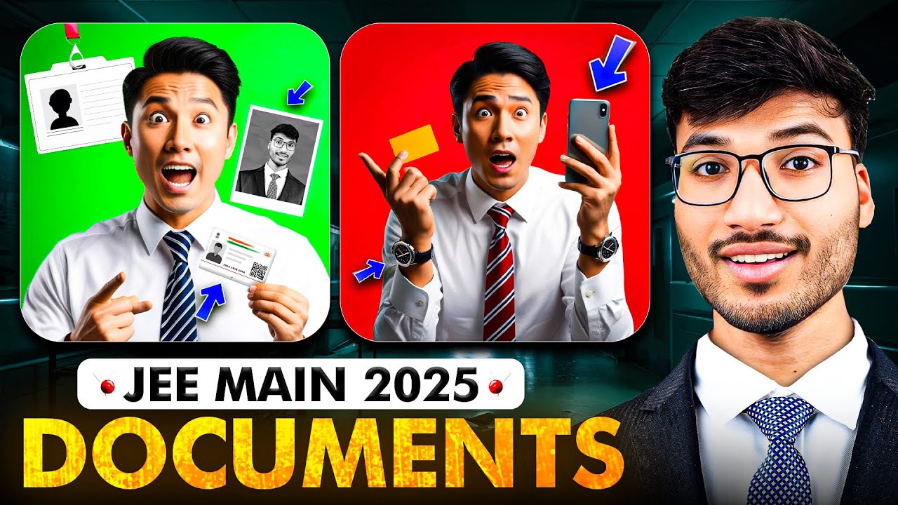 All DOCUMENTS Required at JEE Main Exam Centre 📝| Dress Code? | JEE ...
