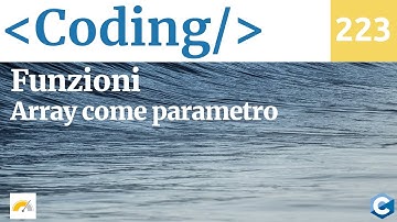 Passare un array come parametro a una funzione in C - Video 223