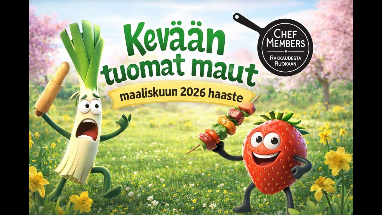 Grillivartaita ja parsaa   Kevään 2026 makuja