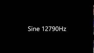 Sine 12790Hz Audio Only