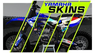 7 MUST HAVE skins for the YAMAHA in MX Bikes!!!