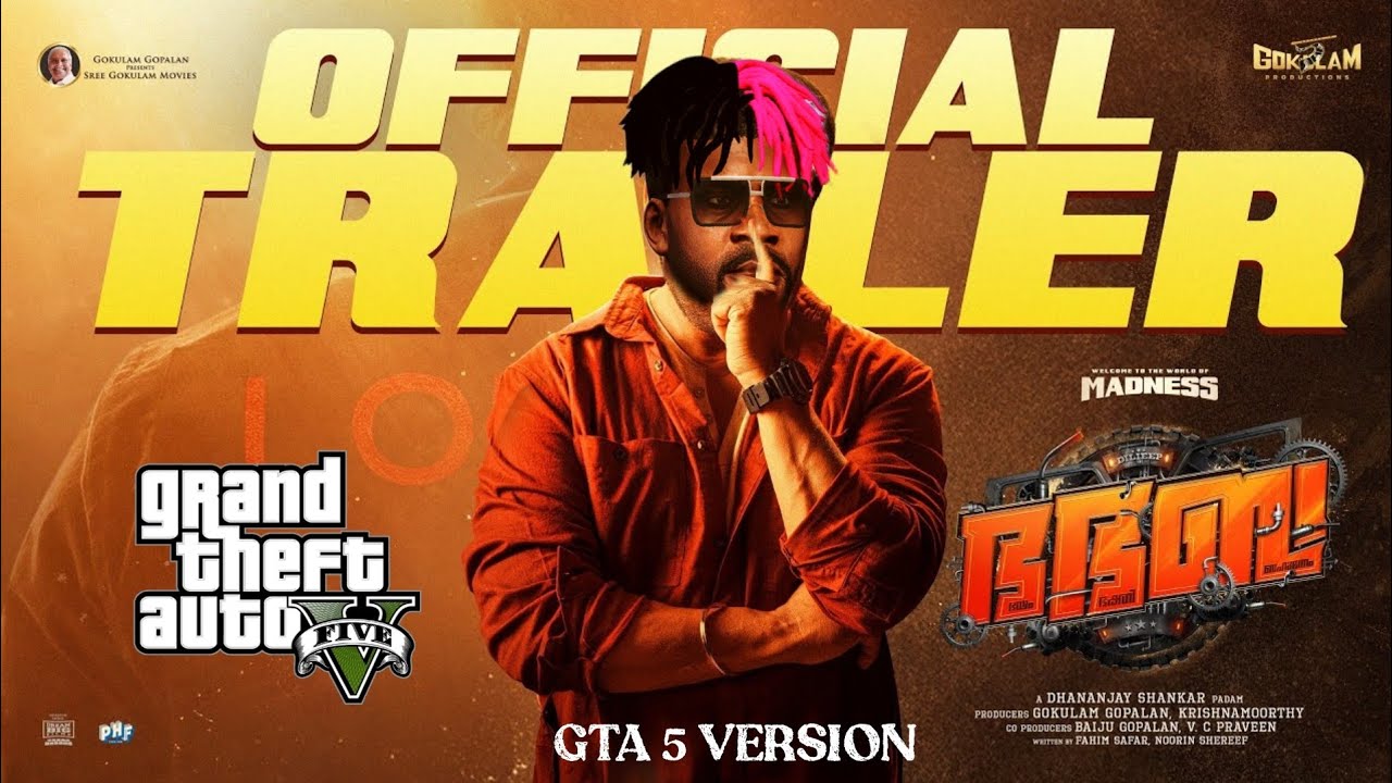 BHA BHA BA GTA 5 TRAILER | Dilieep | Franklin | Mohanlal | Trevor | TZ Gameox