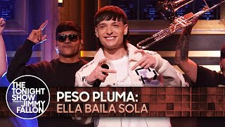 Download Lagu Peso Pluma: Ella Baila Sola | The Tonight Show Starring Jimmy Fallon MP3