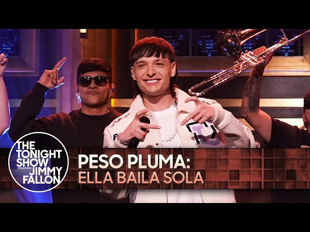 Peso Pluma: Ella Baila Sola | The Tonight Show Starring Jimmy Fallon class=