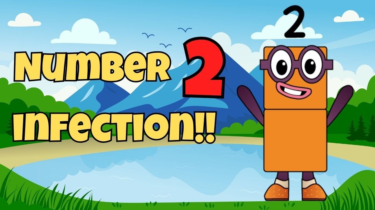 NUMBERBLOCKS 2 Is Infecting Everyone! - Learning Addition With Number 2  | NSO | Numberblocks_School