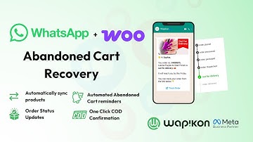 Abandoned Cart Recovery | WooCommerce WhatsApp Integration with Wapikon