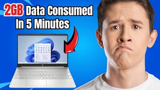 Stop High Data Consumption in Laptop/PC (3 Settings)