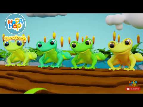 Fünf kleine gefleckte Frösche – HopaHop Kinderlied