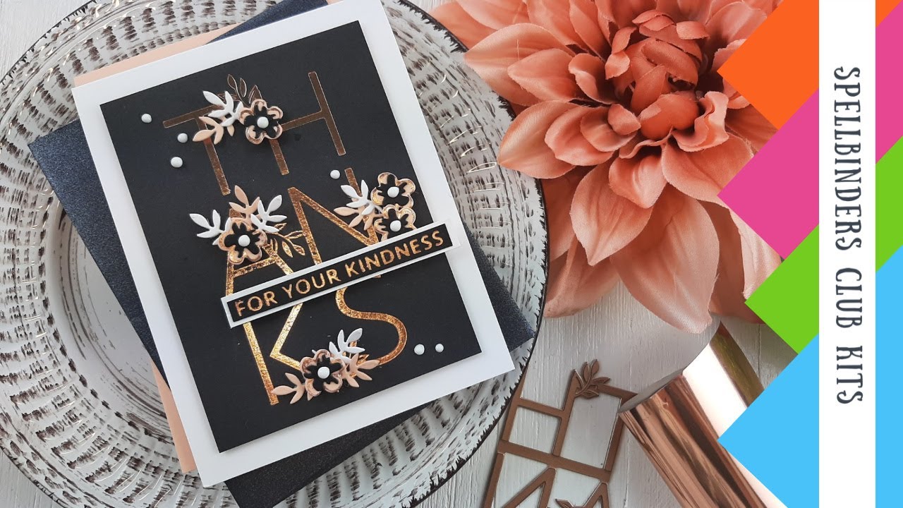 Spellbinders | Glimmer Hot Foil Kit of the Month | May 2020 | Thanks A Million
