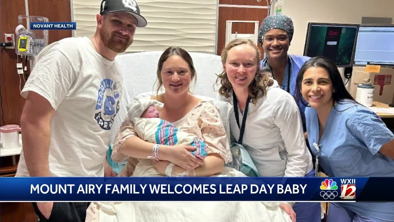Leap Year baby born at Forsyth Medical Center in Winston-Salem - YouTube