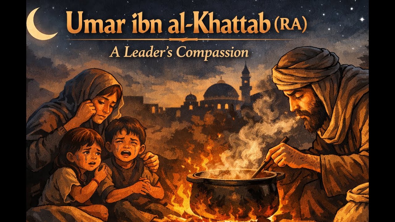 Hazrat Umar (RA) Compassion Story | True Leadership & Caring for the Poor | Islamic History