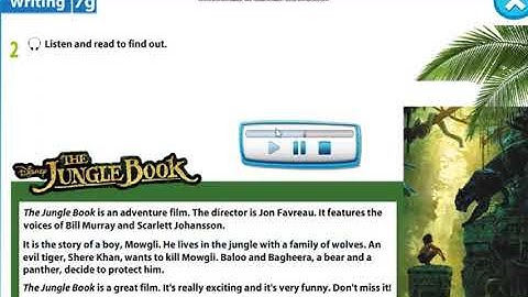 Excel 5. Module 6. Fairies in the Woods.  The Jungle Book. Video.