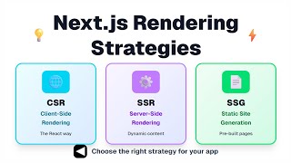 Next.js Rendering Explained: CSR vs SSR vs SSG in 6 Minutes