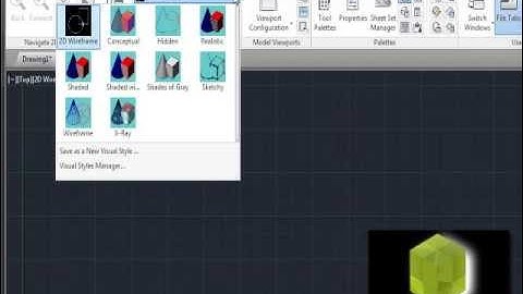 AutoCAD 2014 Tutorial: How to use the Ribbon (User Interface)