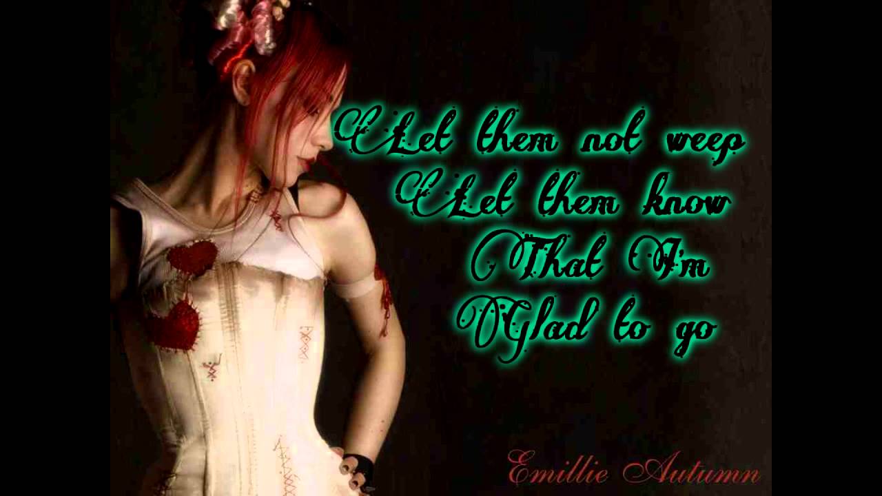 Emilie Autumn-Gloomy Sunday (lyrics video)