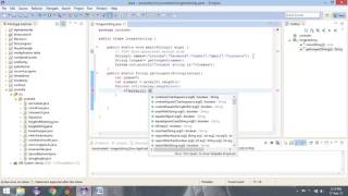 Simple java program to find the longest string in the array of strings
