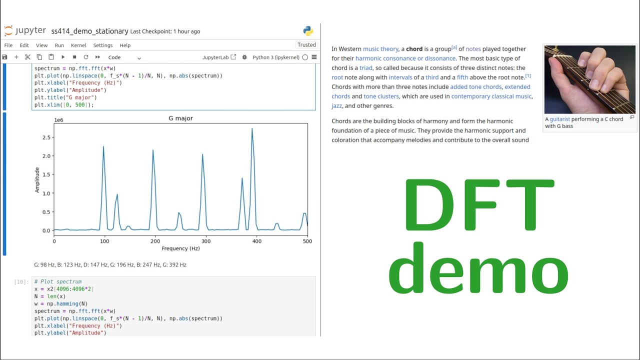 Dft Instruments Scratch DFT demo - YouTube