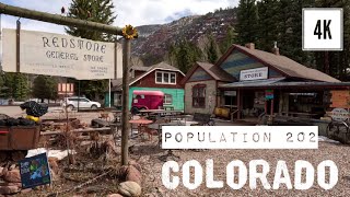 A Remote Mountain Town Walk in 4K | Redstone Colorado