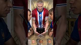 Haaland's hilarious straw prank on Mbappe and Yamal!(3D Parody)#shorts #lamineyamal #haaland