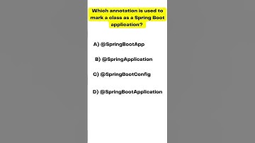 Spring boot  interview question and answer  | Question 2🔥🎯😍#java #springboot #shorts