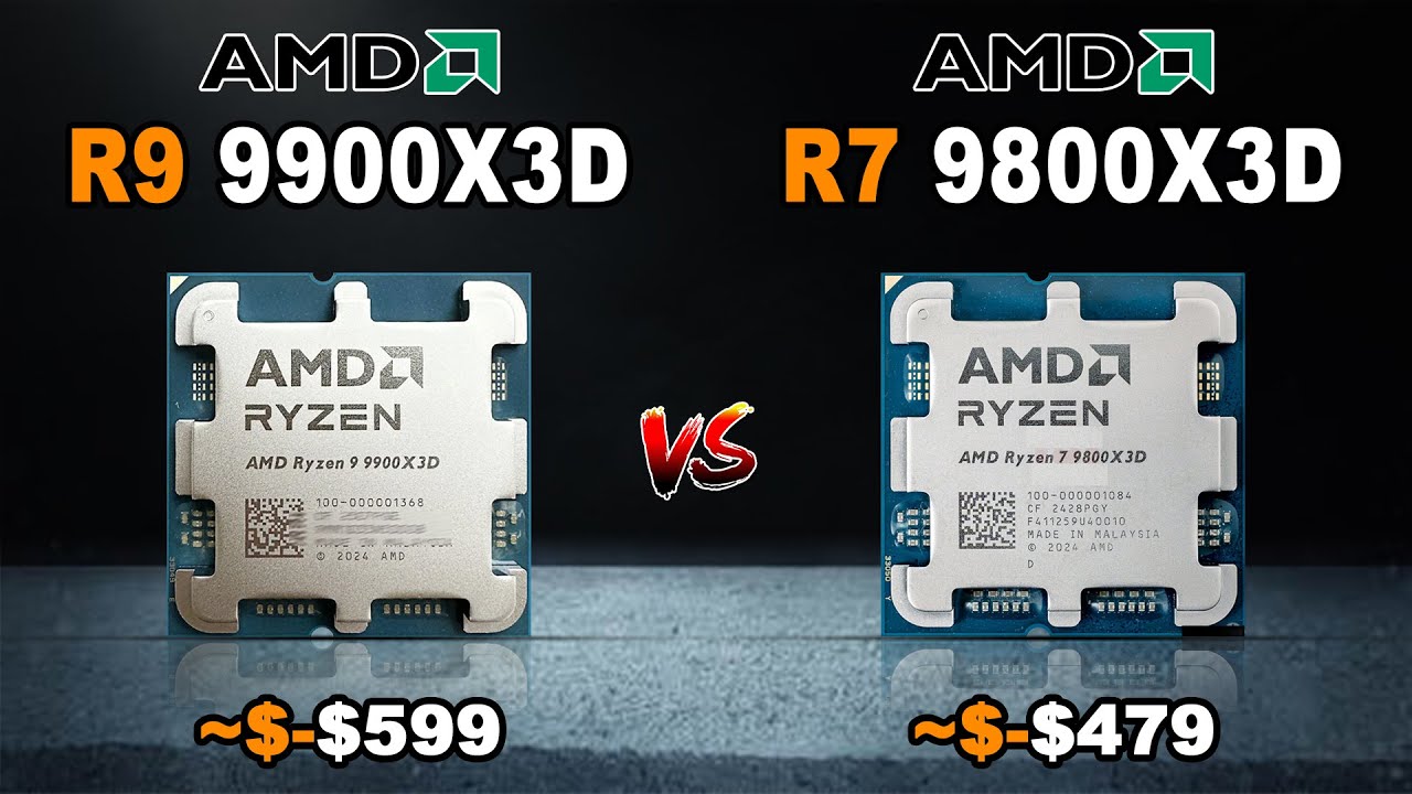 AMD Ryzen 9 9900X3D vs Ryzen 7 9800X3D: Battle of 3D V-Cache Beast