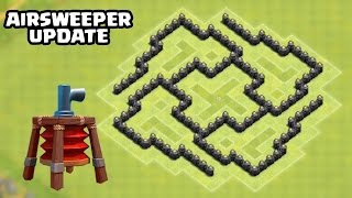 Clash of Clans - Town Hall 6 (TH6) Defensive Strategy - FARMING Base - With Air Sweeper