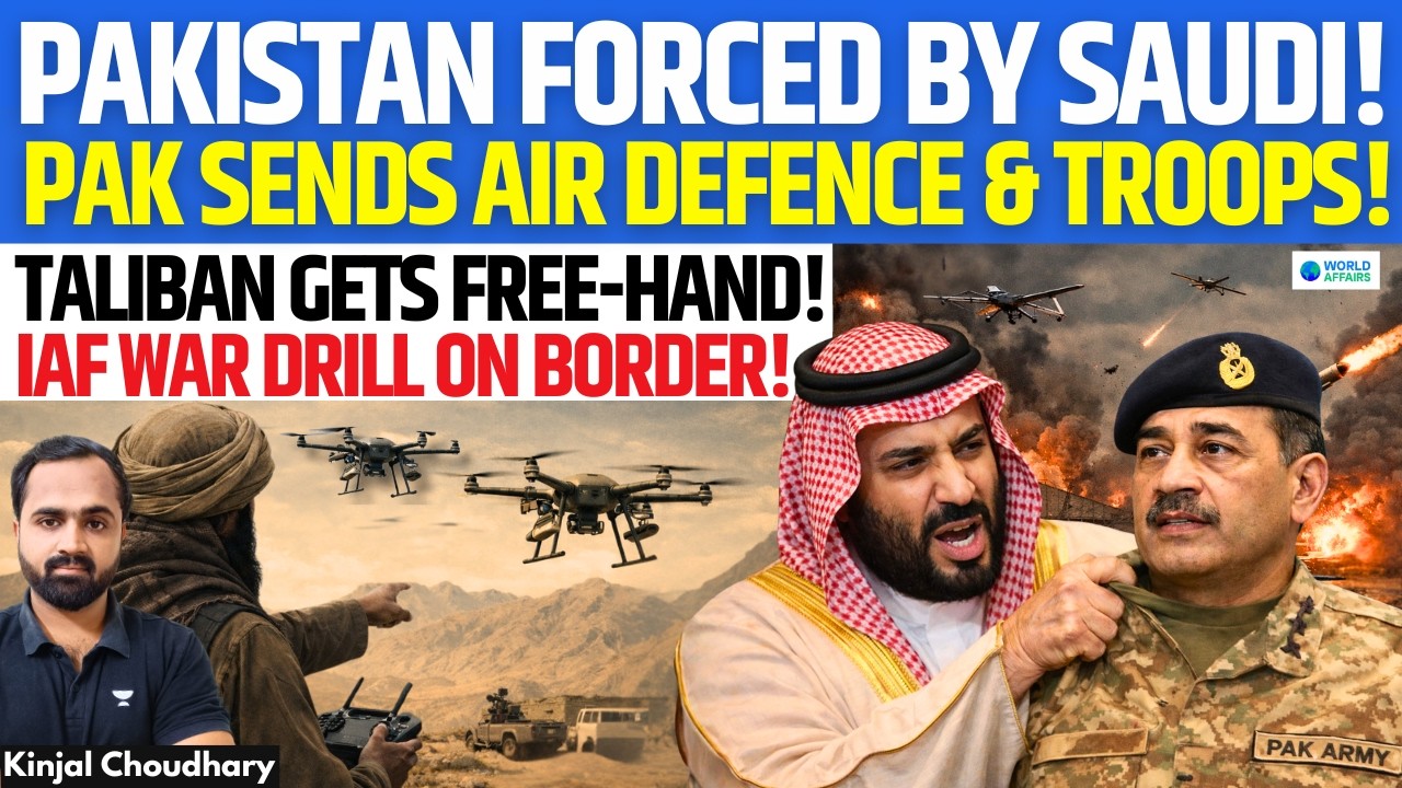 Saudi Forces Pakistan To Send Air Defence Amidst Open War With Taliban! IAF AIR Ex On Border! Kinjal