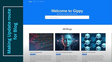 07. Making Update route for Blog | Build a Blog App with MERN