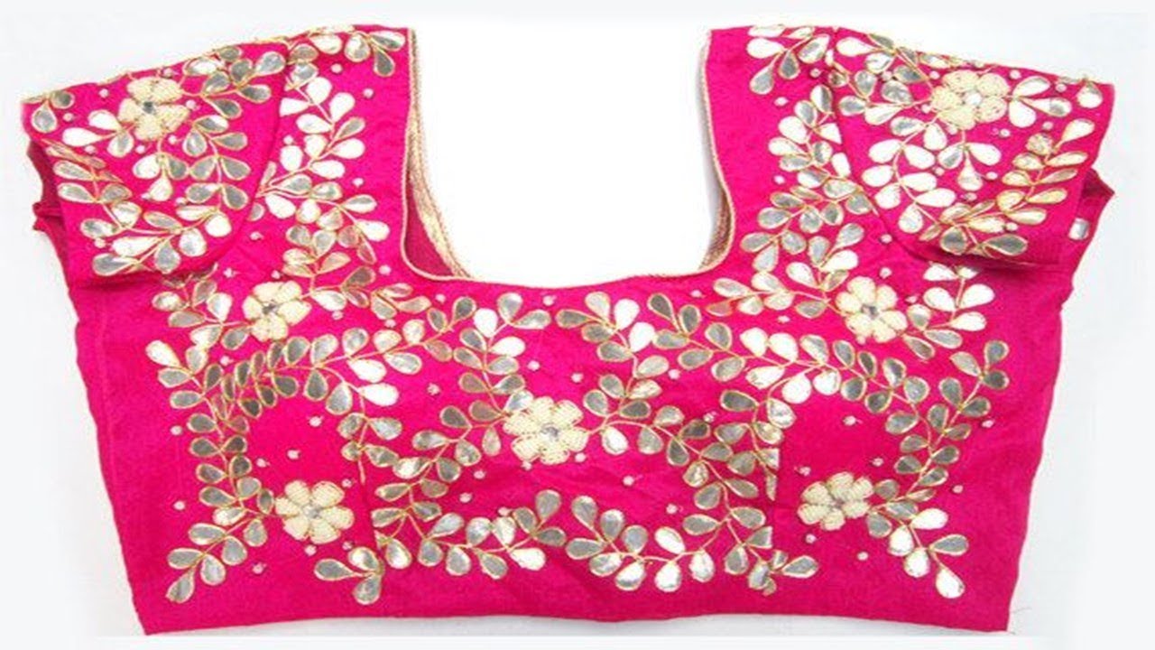 Gorgeous Gota Patti Blouse Designs 