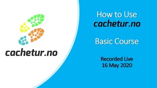 How to Use Cachetur - Basic Course (recorded 16 May 2020) screenshot 3