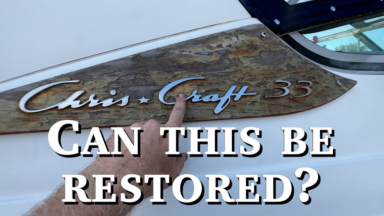 How to refinish your teak boat emblem Episode 143 YouTube