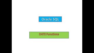 Oracle SQL Date Functions for Beginners