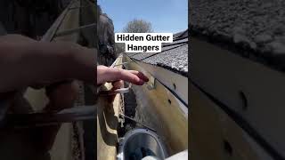 Sagging Gutters  Hidden Gutter Hangers hold better than traditional gutter nails.