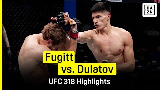 Thumbnail for Islam Dulatov vs Adam Fugitt | UFC 318 | DAZN Highlights