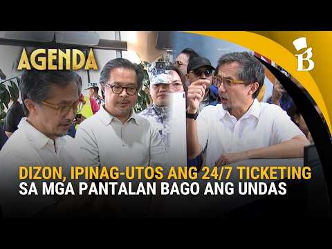 Sec. Vince Dizon, ipinag-utos ang 24/7 ticketing sa mga pantalan bago ang Undas | Agenda