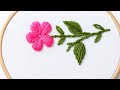 Beautiful embroidery flower filling creations with hand embroidery 
